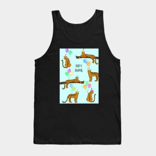 Party animal (blue) Tank Top